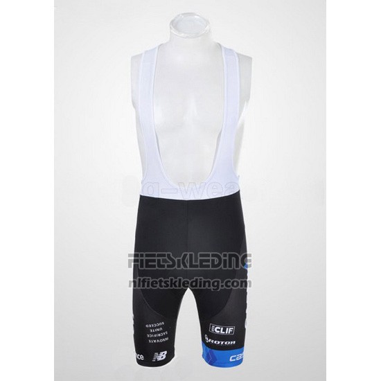 2011 Fietskleding Garmin Cervelo Wit en Zwart Korte Mouwen en Koersbroek